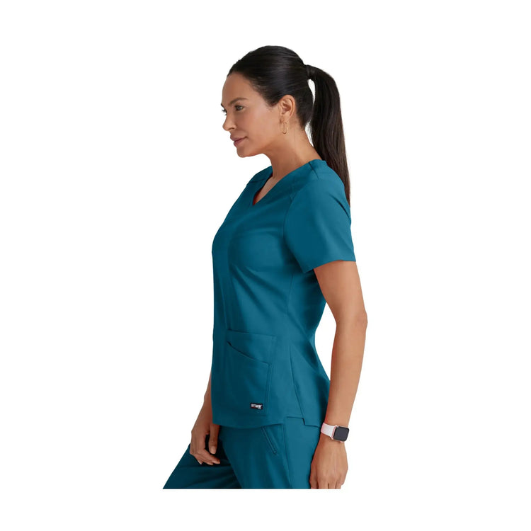 Aura - V-neck tunic - Women - Grey’s Anatomy Stretch Grey’s Anatomy 