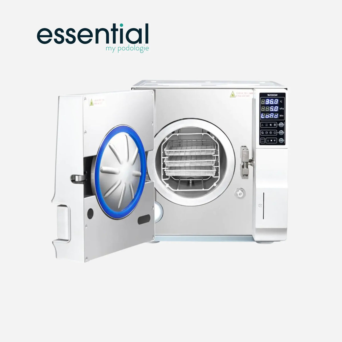 Autoclave 12 Litres Classe B avec imprimante Woson - Essential by My Podologie Essential 