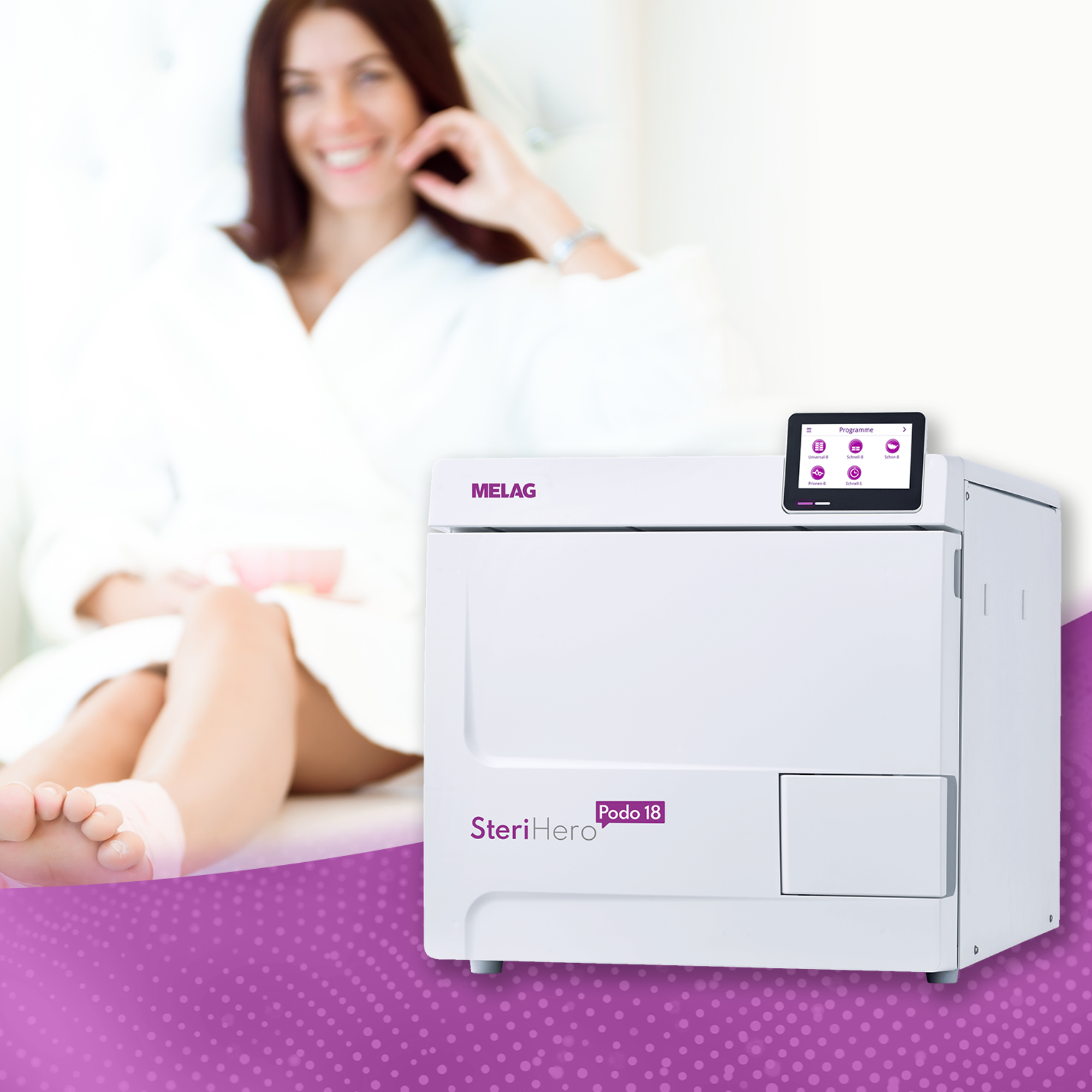 Autoclave SteriHero Podo 18 - 17L - Melag Melag 