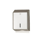 Two-tone paper dispenser in shiny stainless steel - Ruck