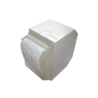 Dispenser for square cellulose tampon rolls
