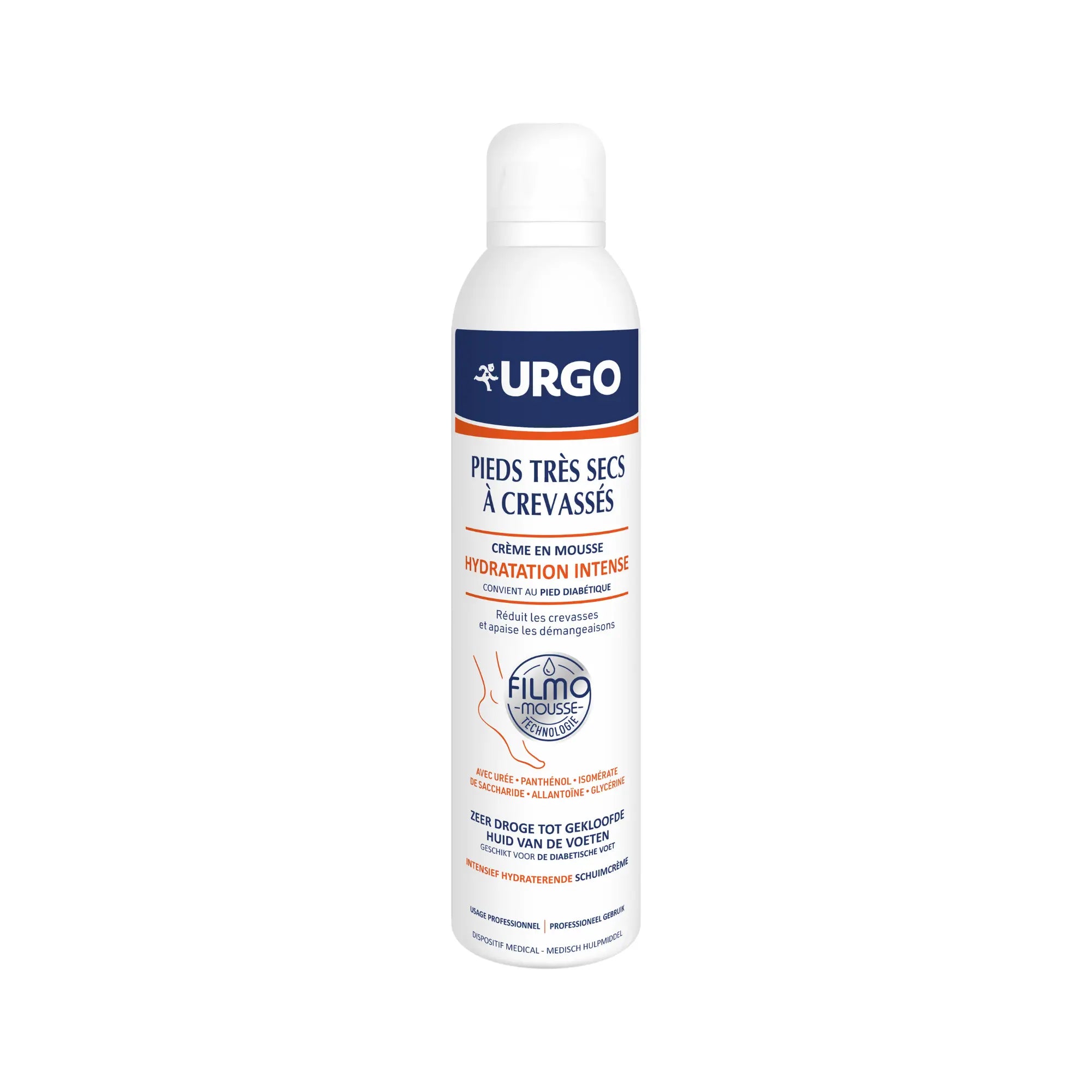 Filmomousse - Hydratation intense pieds très secs à crevassés - 2 contenances - Urgo Urgo  300-ml