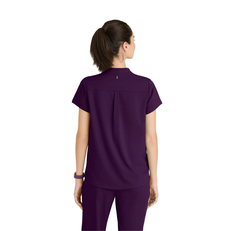 Flora - Tunique col à bande - Femme - Grey’s Anatomy Stretch Grey’s Anatomy 