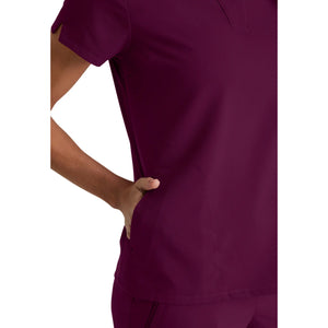 Flora - Tunique col à bande - Femme - Grey’s Anatomy Stretch Grey’s Anatomy 