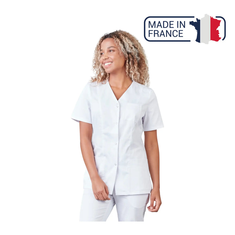 Gaia - Blouse Manches courtes - Col V - Femme - 70 cm - Phirejo Phirejo 