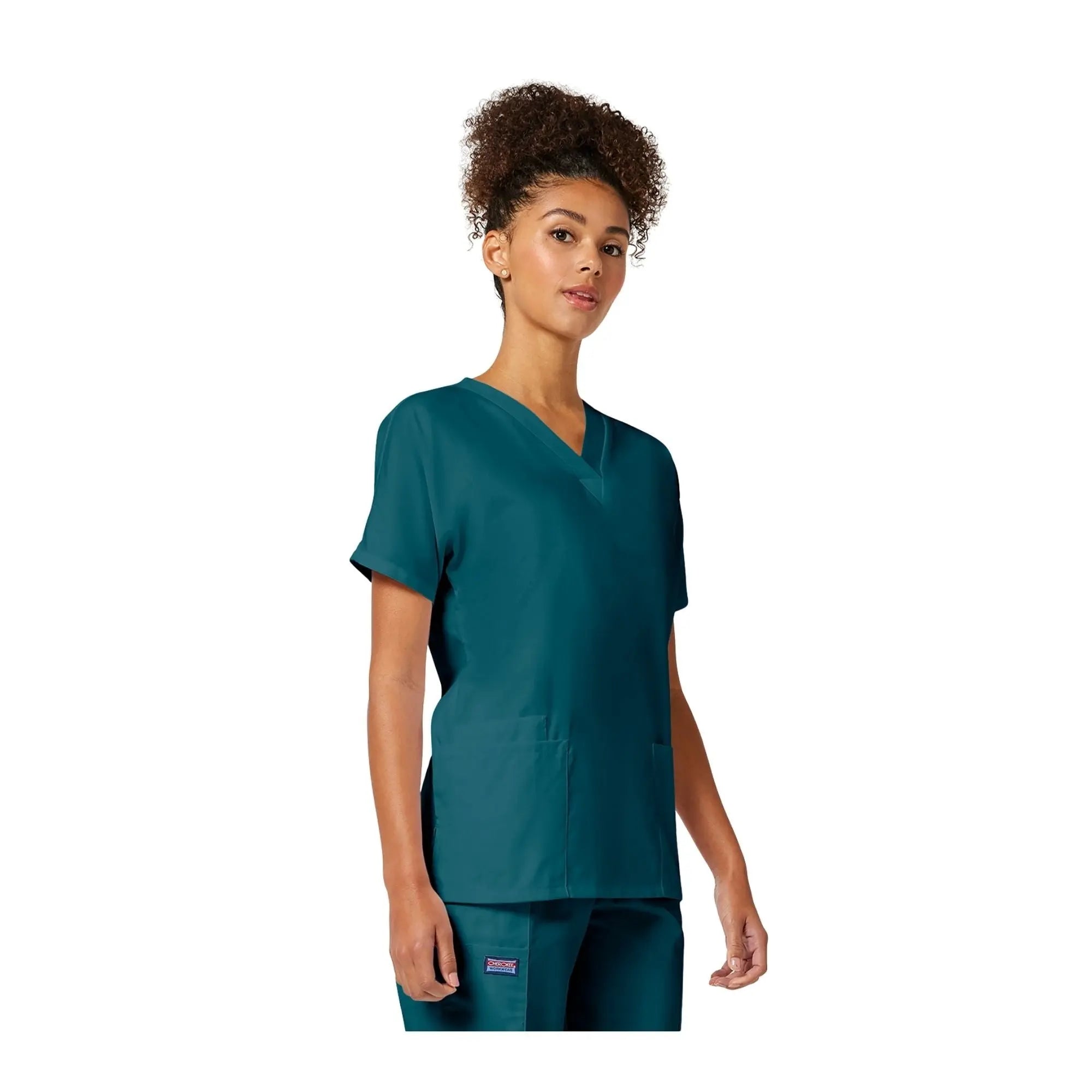 Guéthary - Tunique médicale - Col V - Manches courtes - Femme - Cherokee Cherokee Authentic Workwear 