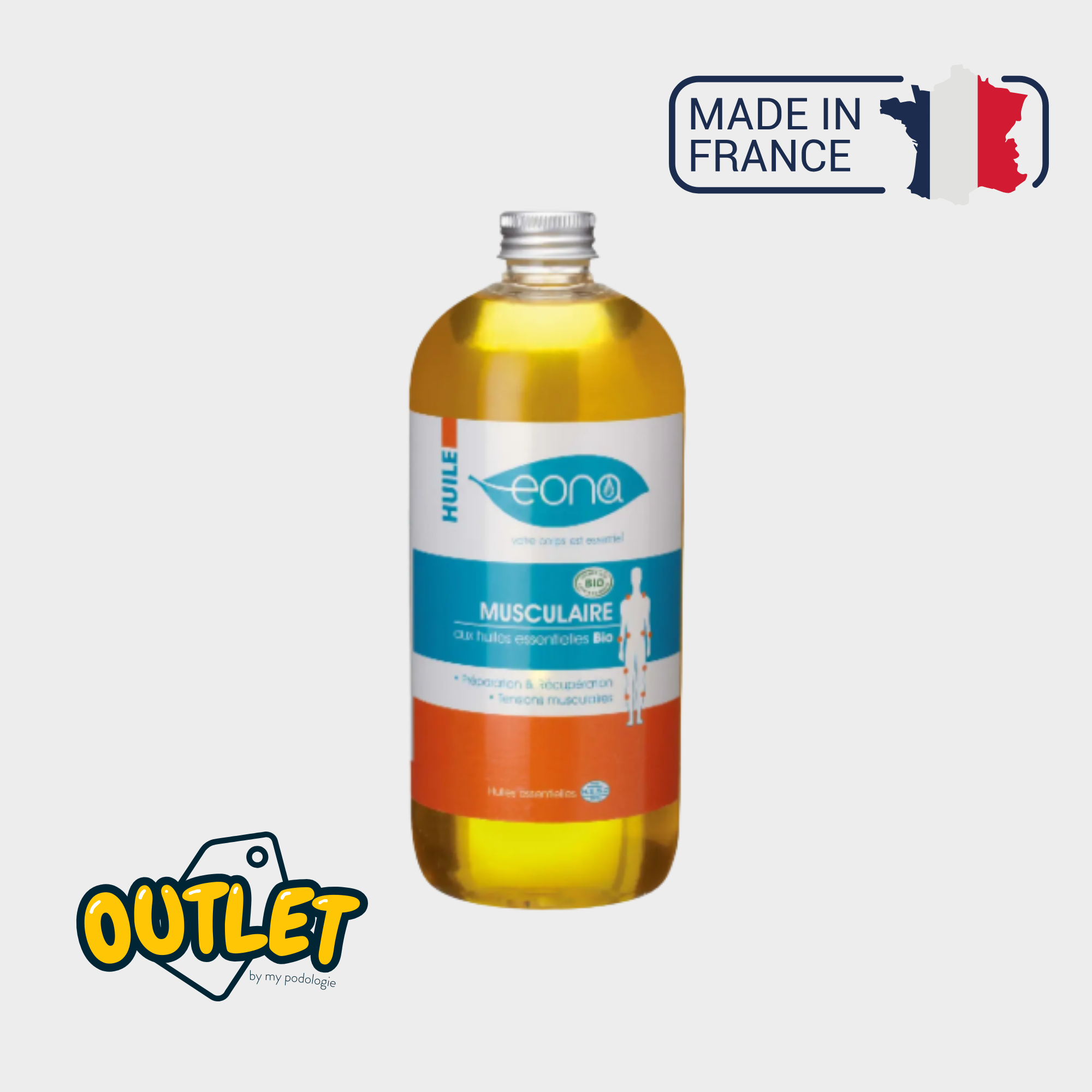 Huile de massage - Musculaire - 100 ml - Bio - Eona // Date Dépassée Eona 