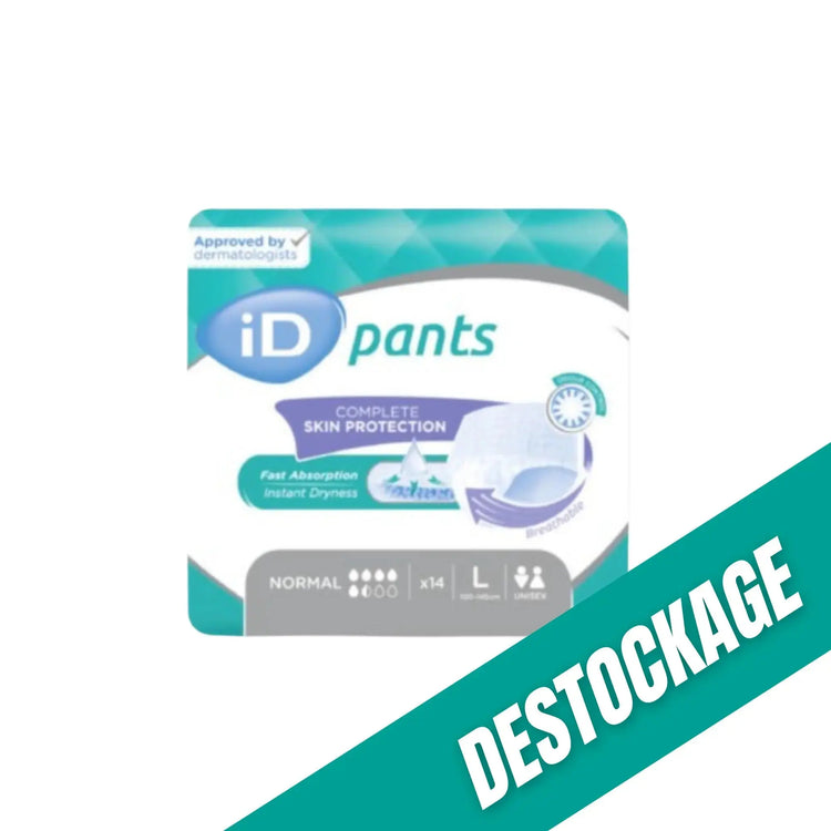 ID Pants - Slip Absorbants - Tailles & Absorptions Variées // Destockage - My Médical