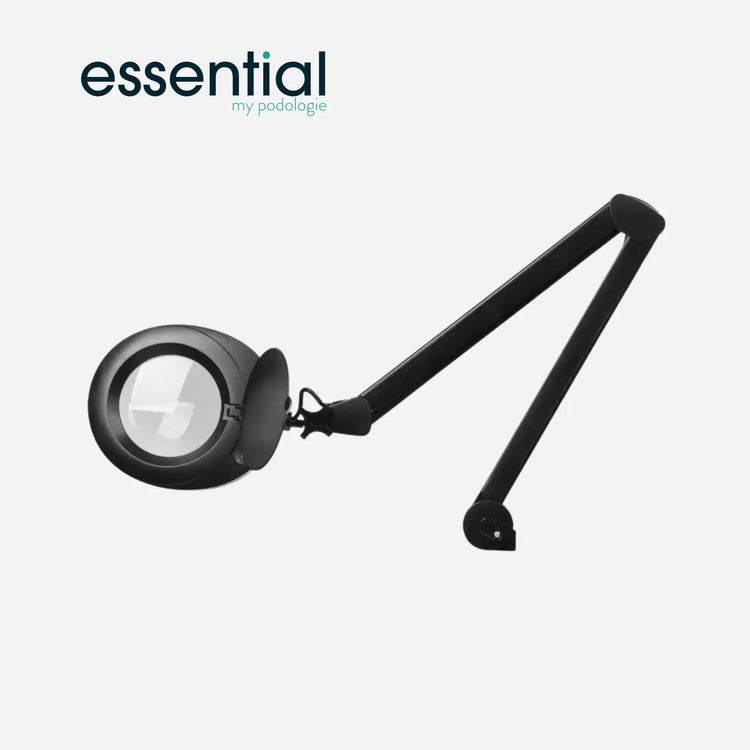 Lampe loupe Elegante 6025 avec trépied - Blanc ou noir - Essential by My Podologie Essential 