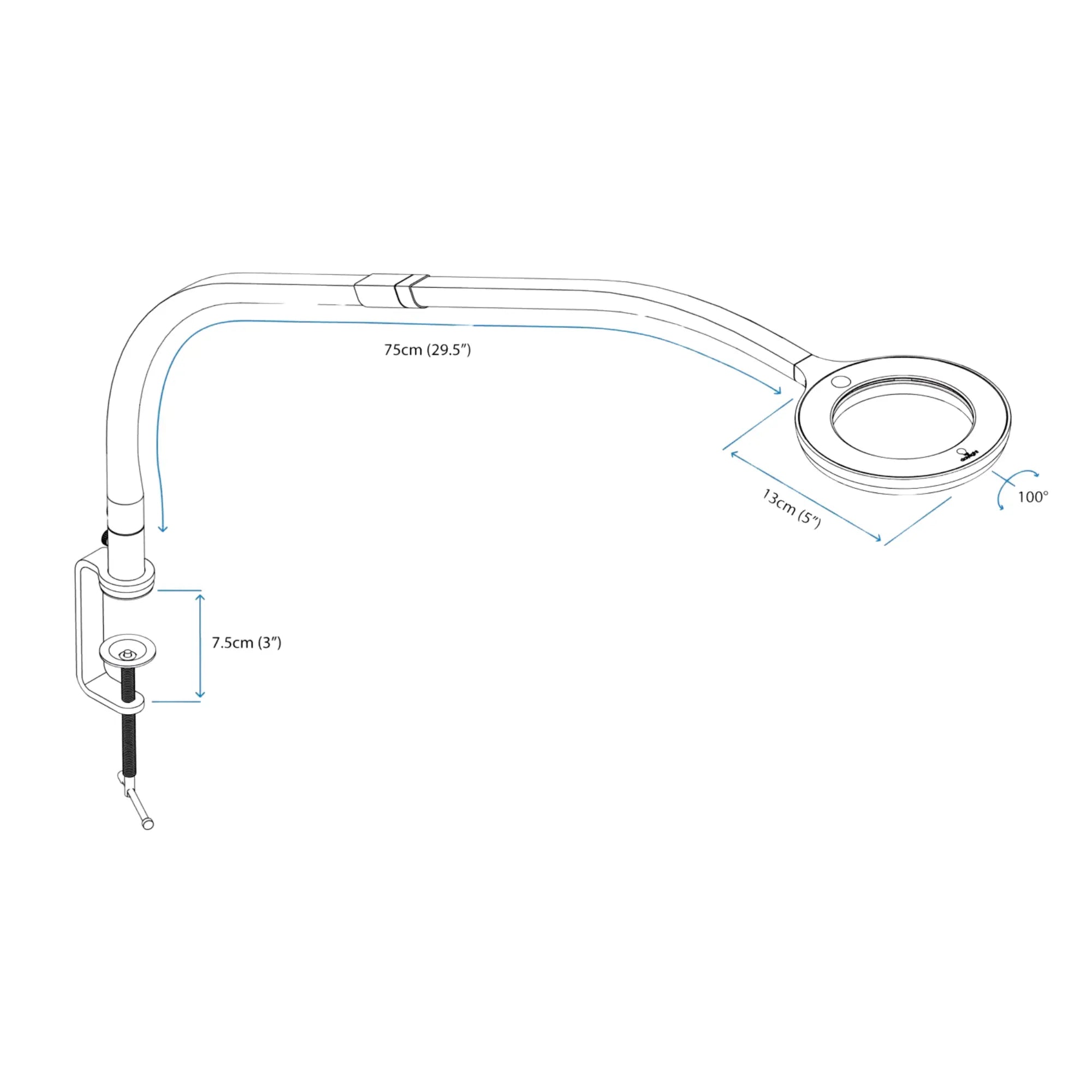 Lampe loupe LED Omega 3,5  - Ruck Ruck 