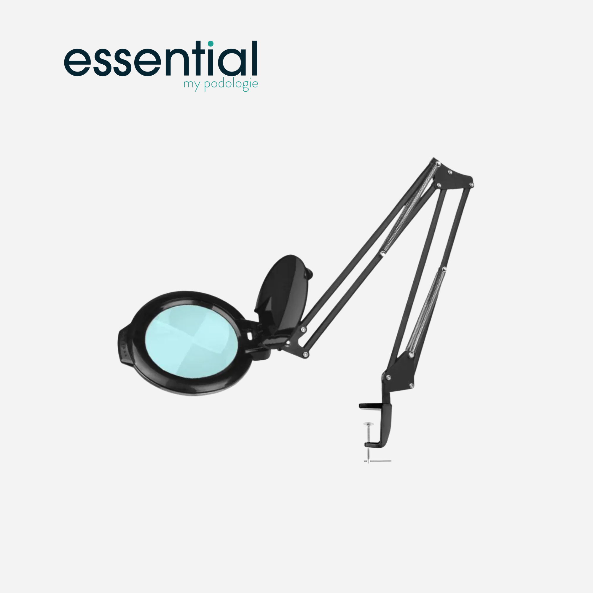 Lampe loupe articulée LED Moonlight 8013/6 pour table - Blanc ou Noir - Essential by My Podologie