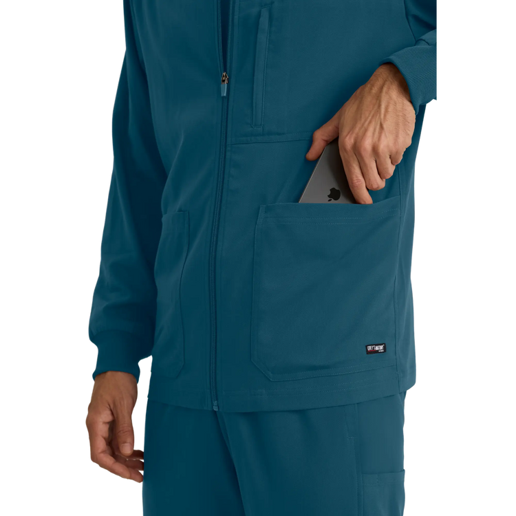 Mio - Round neck medical jacket - Men - Grey’s Anatomy Stretch Grey’s Anatomy 