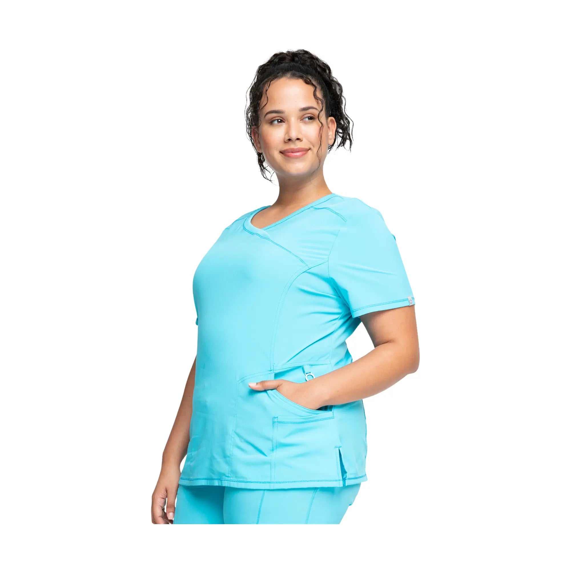 Ondres - Tunique médicale - Cache-coeur - 66 cm - Femme -  Cherokee - Couleur 1 Cherokee Medical Uniforms 