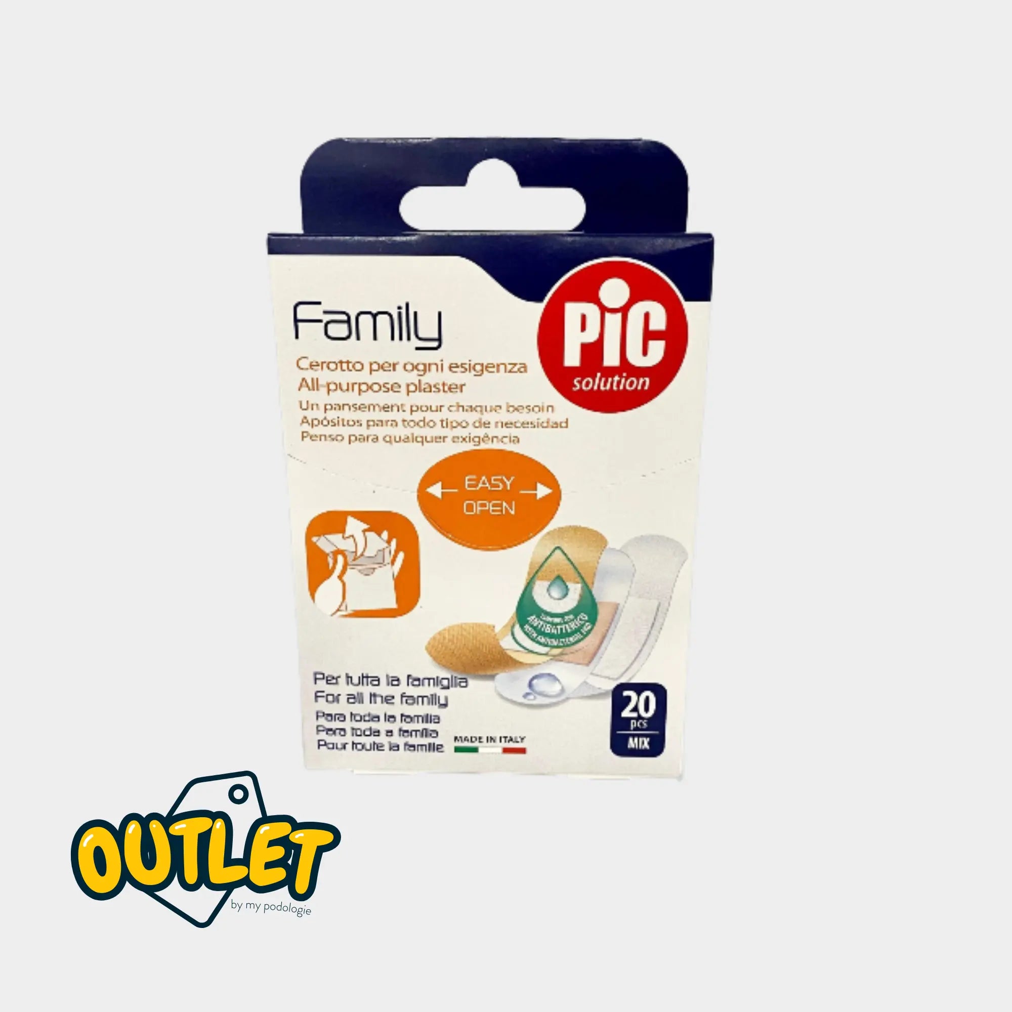 Pansement pour tous les besoins Family - Assortiment - Pic Solution // Déstockage PIC Solution 