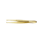 Pince à épiler dorée - Longueur : 9 cm - Tranchant : 2 mm - Ruck