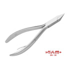 Nail pliers - Stainless steel - Satin finish - Straight cut - Flat jaws - 13 cm - Sam