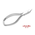 Nail pliers - Stainless steel - Satin finish - Straight cut - Flat jaws - 13.5 cm - Sam