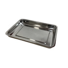Rectangular stainless steel tray - 6 dimensions