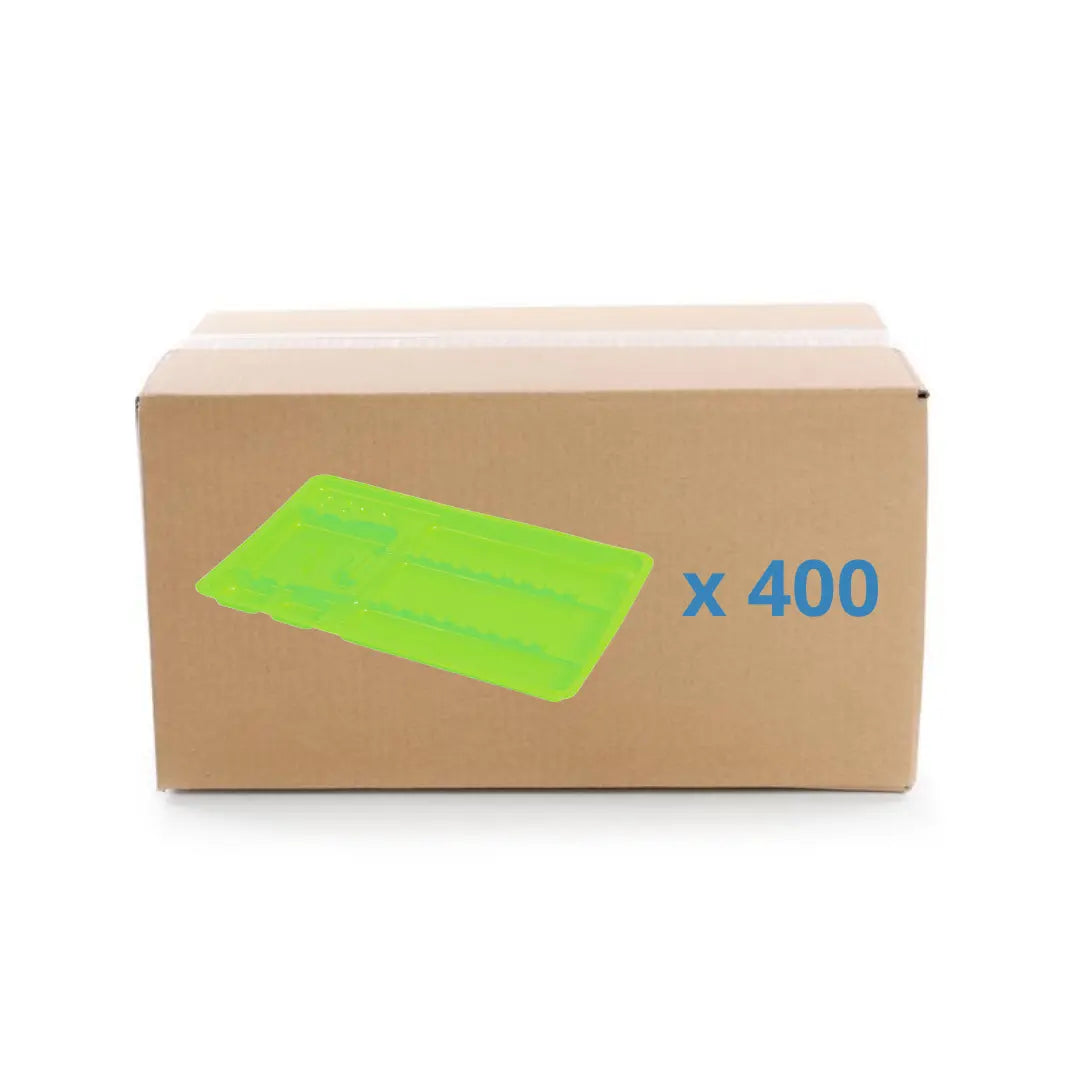 Plateaux de soin à usage unique avec compartiments - 3 formats - Carton de 400 My Podologie 