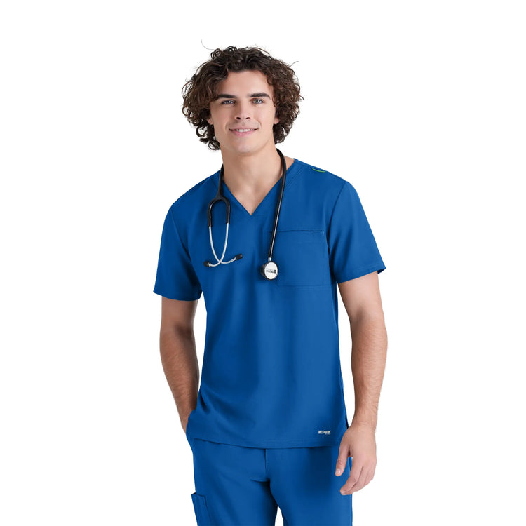 Prague - Tunique col V - Homme - Grey’s Anatomy Evolve Grey’s Anatomy  Bleu Roi / XL