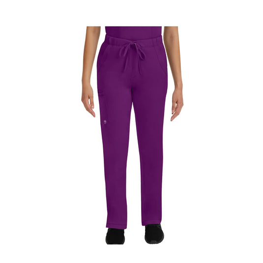 Rebecca - Drawstring Flared Pants - Women - Healing Hands - Color 1 Healing Hands  Eggplant / 3XL