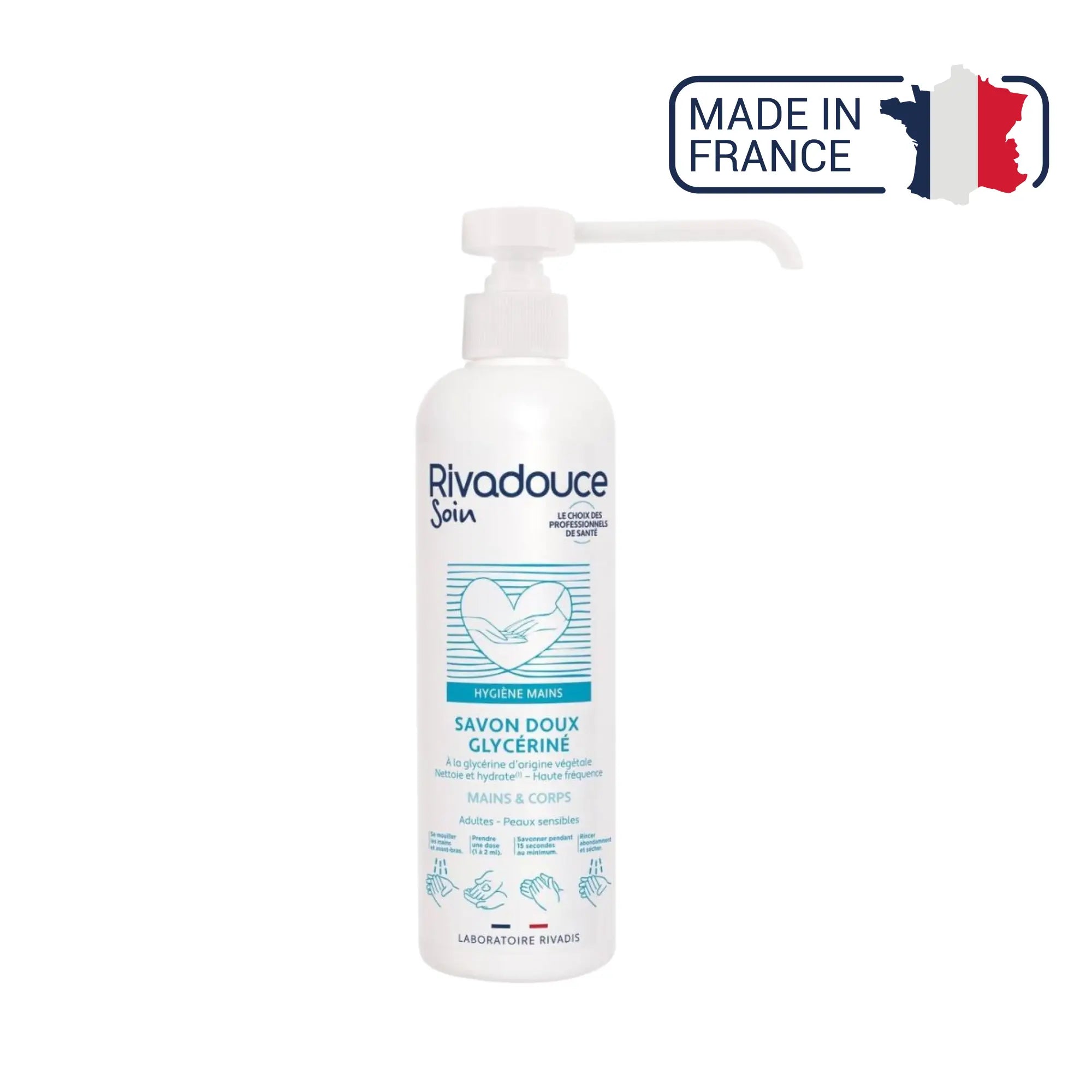 Savon Doux Glycériné - 2 contenances - Rivadouce Rivadouce 