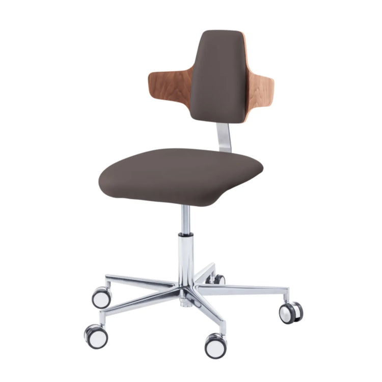 Siège praticien - COMFORT - Ruck - Dossier Napoleon My Podologie  CPL-Noyer-Muscade-Long