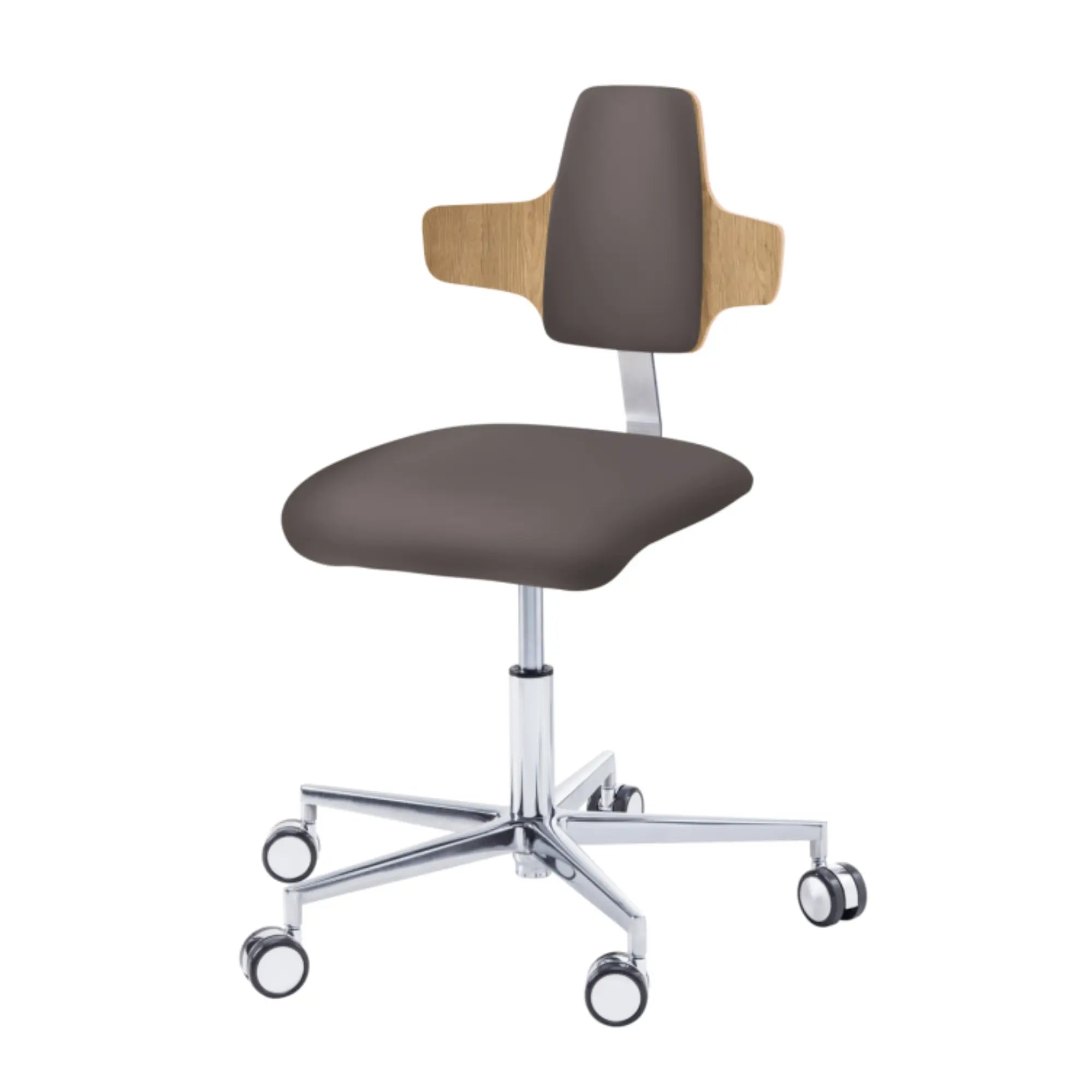 Siège praticien - COMFORT - Ruck - Dossier Napoleon My Podologie  CPL-Chêne-Muscade-Court