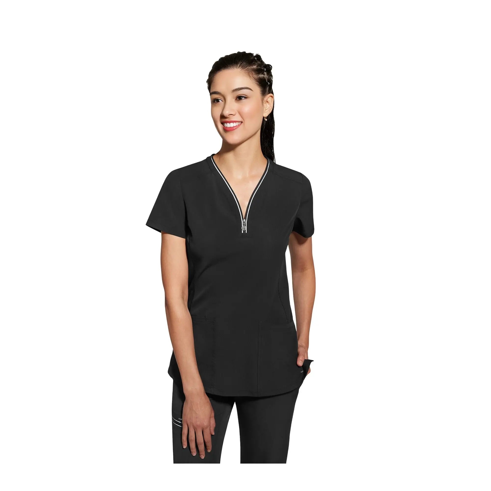 Sonia - Zipped V-neck tunic - Women - Healing Hands Healing Hands 